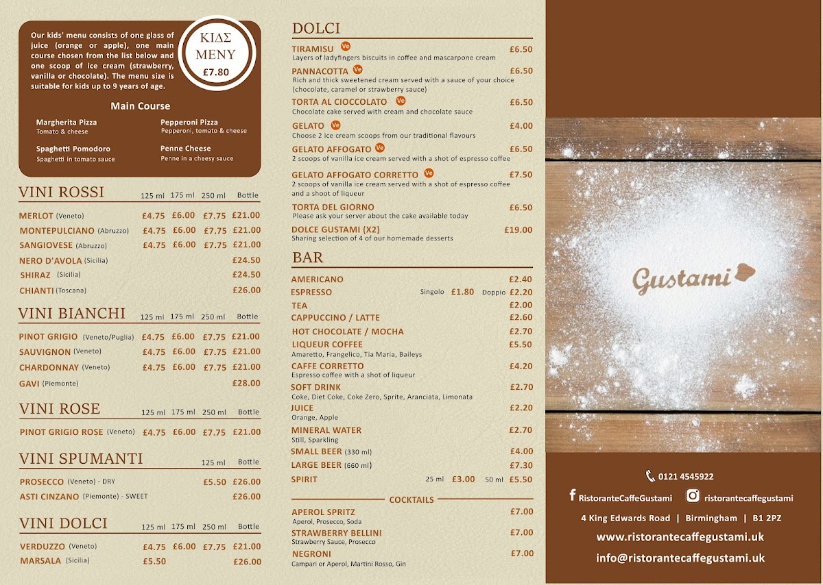 Menu Ristorante Caffe' Gustami-2